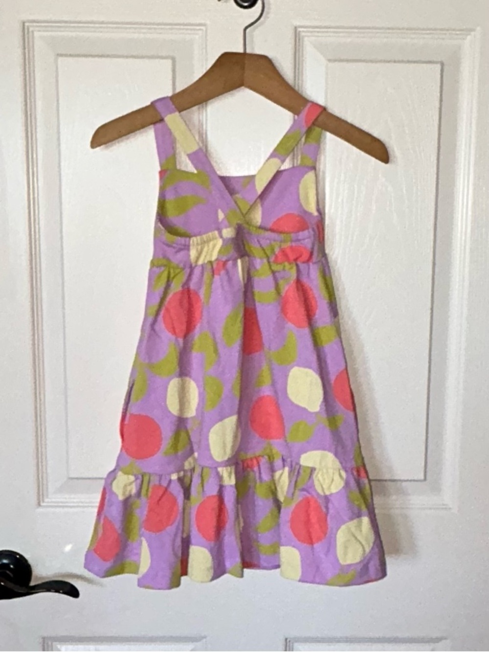 Hanna Andersson Citrus Sunshine on Tea Rose Crossback Sundress ☀️🆕 - Picture 5 of 8